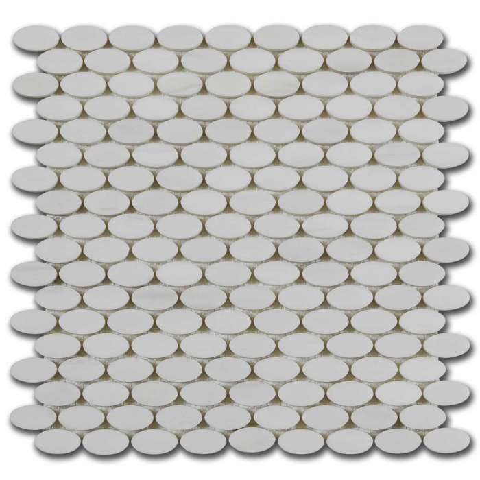 Marble Mosaic Dolomite Ellipse 30x30 cm Polished